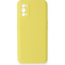 İlk El Grup Realme 7 Pro Kılıf Nano Içi Kadife Silikon - Sarı Tkç(Itd)