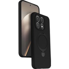 İlk El Grup Xiaomi Mi 15T Regal Magsafe Standlı Kapak - Siyah Tkç(Itd)