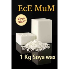 🕯️ Ece Mum Doğal Soya Wax – Mum Yapımı Için Bitkisel Soya Mumu Hammaddesi