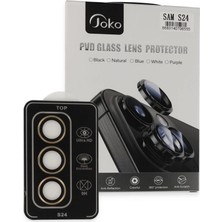İlk El Grup Joko Samsung Galaxy S24 Pvd Metal Kamera Lens - Gold Tkç(Itd)
