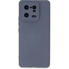 İlk El Grup Xiaomi Mi 13 Pro Kılıf Nano Içi Kadife Silikon - Gri Tkç(Itd)