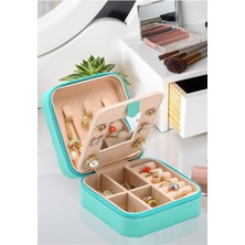 Özgürce Şık 3 Bölmeli Seyahat Boy Aynalı Takı Organizer Kutusu