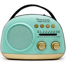Esranın Dünyası Crownwell Taşınabilir Bluetooth Retro Radyo Arizona Serisi / Blue RSKRG34-ESRDNS