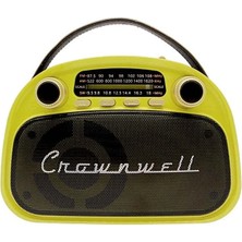 Esranın Dünyası Crownwell Taşınabilir Bluetooth Retro Radyo Arizona Serisi Limon Sarısı(Neon Yeşil) RSKRG34-ESR