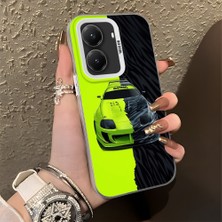 HONTINGA Poco X7 Pro ile Uyumlu Kılıfı Silikon Kenar Sert Arka Düşüme Önleyici Basitlik Anti Düşme Kamera Korumali Lamborghini Desen Telefon Kılıfı Kadın ve Erkek Için Uygundur K1-0613