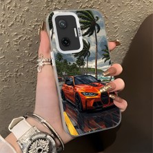 HONTINGA Poco F7 5g ile Uyumlu Kılıfı Silikon Kenar Sert Arka Düşüme Önleyici Basitlik Anti Düşme Kamera Korumali Spor Araba Desen Telefon Kılıfı Kadın ve Erkek Için Uygundur K1-0614