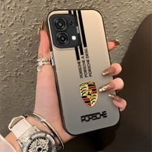 HONTINGA Oppo A6 Pro 4g ile Uyumlu Kılıfı Silikon Kenar Sert Arka Düşüme Önleyici Basitlik Anti Düşme Kamera Korumali Mercedes Desen Telefon Kılıfı Kadın ve Erkek Için Uygundur K1-0607