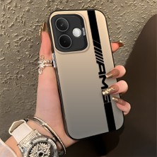HONTINGA Oppo A5 Pro 5g ile Uyumlu Kılıfı Silikon Kenar Sert Arka Düşüme Önleyici Basitlik Anti Düşme Kamera Korumali Amg Desen Telefon Kılıfı Kadın ve Erkek Için Uygundur K1-0609