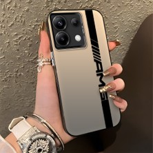 HONTINGA Redmi Note 13 Pro 5g ile Uyumlu Kılıfı Silikon Kenar Sert Arka Düşüme Önleyici Basitlik Anti Düşme Kamera Korumali Amg Desen Telefon Kılıfı Kadın ve Erkek Için Uygundur K1-0609