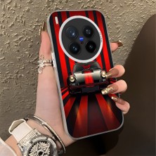 HONTINGA Vivo X300 Pro ile Uyumlu Kılıfı Silikon Kenar Sert Arka Düşüme Önleyici Basitlik Anti Düşme Kamera Korumali Spor Araba Desen Telefon Kılıfı Kadın ve Erkek Için Uygundur K1-0612