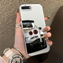 HONTINGA iPhone 8 Plus ile Uyumlu Kılıfı Silikon Kenar Sert Arka Düşüme Önleyici Basitlik Anti Düşme Kamera Korumali Bmw Desen Telefon Kılıfı Kadın ve Erkek Için Uygundur K1-0717