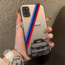 HONTINGA Samsung Galaxy A31 ile Uyumlu Kılıfı Silikon Kenar Sert Arka Düşüme Önleyici Basitlik Anti Düşme Kamera Korumali Bmw Desen Telefon Kılıfı Kadın ve Erkek Için Uygundur K1-0725