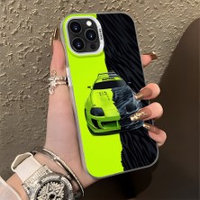 HONTINGA iPhone 13 Pro ile Uyumlu Kılıfı Silikon Kenar Sert Arka Düşüme Önleyici Basitlik Anti Düşme Kamera Korumali Lamborghini Desen Telefon Kılıfı Kadın ve Erkek Için Uygundur K1-0613