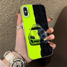 HONTINGA iPhone Xs Max ile Uyumlu Kılıfı Silikon Kenar Sert Arka Düşüme Önleyici Basitlik Anti Düşme Kamera Korumali Lamborghini Desen Telefon Kılıfı Kadın ve Erkek Için Uygundur K1-0613