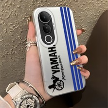 HONTINGA Vivo V50 Lite ile Uyumlu Kılıfı Silikon Kenar Sert Arka Düşüme Önleyici Basitlik Anti Düşme Kamera Korumali Bmw Desen Telefon Kılıfı Kadın ve Erkek Için Uygundur K1-0610