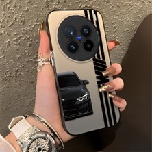 HONTINGA Vivo X200 Pro ile Uyumlu Kılıfı Silikon Kenar Sert Arka Düşüme Önleyici Basitlik Anti Düşme Kamera Korumali Bmw Desen Telefon Kılıfı Kadın ve Erkek Için Uygundur K1-0610