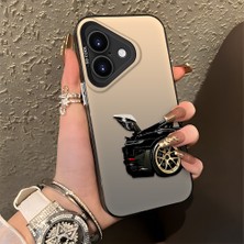 HONTINGA iPhone 17 ile Uyumlu Kılıfı Silikon Kenar Sert Arka Düşüme Önleyici Basitlik Anti Düşme Kamera Korumali Spor Araba Desen Telefon Kılıfı Kadın ve Erkek Için Uygundur K1-0611