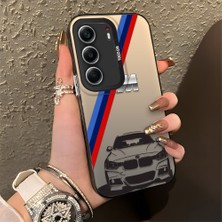 HONTINGA Tecno Camon 40 ile Uyumlu Kılıfı Silikon Kenar Sert Arka Düşüme Önleyici Basitlik Anti Düşme Kamera Korumali Bmw Desen Telefon Kılıfı Kadın ve Erkek Için Uygundur K1-0725