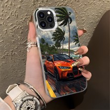 HONTINGA iPhone 13 Pro ile Uyumlu Kılıfı Silikon Kenar Sert Arka Düşüme Önleyici Basitlik Anti Düşme Kamera Korumali Spor Araba Desen Telefon Kılıfı Kadın ve Erkek Için Uygundur K1-0614