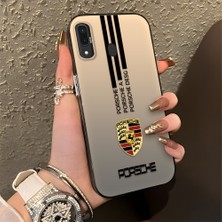 HONTINGA Samsung Galaxy A30 ile Uyumlu Kılıfı Silikon Kenar Sert Arka Düşüme Önleyici Basitlik Anti Düşme Kamera Korumali Mercedes Desen Telefon Kılıfı Kadın ve Erkek Için Uygundur K1-0607