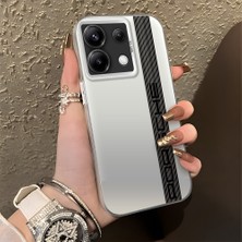 HONTINGA Redmi Note 13 Pro 5g ile Uyumlu Kılıfı Silikon Kenar Sert Arka Düşüme Önleyici Basitlik Anti Düşme Kamera Korumali Mercedes Desen Telefon Kılıfı Kadın ve Erkek Için Uygundur K1-0607