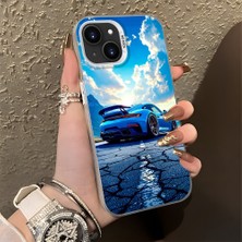 HONTINGA iPhone 13 Mini ile Uyumlu Kılıfı Silikon Kenar Sert Arka Düşüme Önleyici Basitlik Anti Düşme Kamera Korumali Spor Araba Desen Telefon Kılıfı Kadın ve Erkek Için Uygundur K1-0615