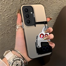 HONTINGA Samsung Galaxy S25 Fe ile Uyumlu Kılıfı Silikon Kenar Sert Arka Düşüme Önleyici Basitlik Anti Düşme Kamera Korumali Bmw Desen Telefon Kılıfı Kadın ve Erkek Için Uygundur K1-0608