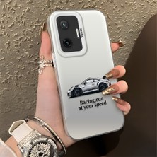 HONTINGA Poco F7 5g ile Uyumlu Kılıfı Silikon Kenar Sert Arka Düşüme Önleyici Basitlik Anti Düşme Kamera Korumali Mercedes Desen Telefon Kılıfı Kadın ve Erkek Için Uygundur K1-0716