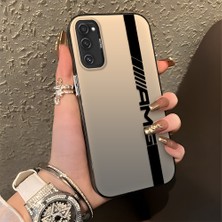 HONTINGA Samsung Galaxy S20 Fe ile Uyumlu Kılıfı Silikon Kenar Sert Arka Düşüme Önleyici Basitlik Anti Düşme Kamera Korumali Amg Desen Telefon Kılıfı Kadın ve Erkek Için Uygundur K1-0609