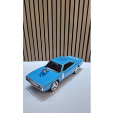 RT-1959 Mavi (Blue) Arabalı Bluetooth Fm-Usb-Tf-Aux Şarjlı Nostaljik Radyo