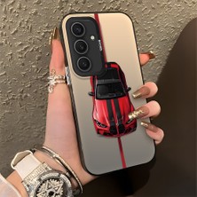 HONTINGA Samsung Galaxy S25 Plus ile Uyumlu Kılıfı Silikon Kenar Sert Arka Düşüme Önleyici Basitlik Anti Düşme Kamera Korumali Bmw Desen Telefon Kılıfı Kadın ve Erkek Için Uygundur K1-0717