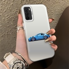 HONTINGA Oppo A54 4g ile Uyumlu Kılıfı Silikon Kenar Sert Arka Düşüme Önleyici Basitlik Anti Düşme Kamera Korumali Bmw Desen Telefon Kılıfı Kadın ve Erkek Için Uygundur K1-0725