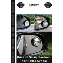 Carlburn #körnoktaayna Iç Bükey Ayarlanabilir Maksimum Görüş Artıran Güvenli Sürüş Yardımcı Kör Nokta Aynası