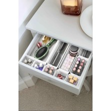 Özgürce 10 Parça Modüler Makyaj ve Takı Organizeri, Çekmece ve Masaüstü Düzenleyici