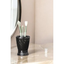 Özgürce Pratik Makyaj Organizeri, Fırça ve Düzenleyici, Siyah Renk, Şık Tasarım