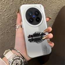 HONTINGA Vivo X200 Pro ile Uyumlu Kılıfı Silikon Kenar Sert Arka Düşüme Önleyici Basitlik Anti Düşme Kamera Korumali Spor Araba Desen Telefon Kılıfı Kadın ve Erkek Için Uygundur K1-0611