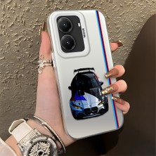 HONTINGA Poco X7 Pro ile Uyumlu Kılıfı Silikon Kenar Sert Arka Düşüme Önleyici Basitlik Anti Düşme Kamera Korumali Bmw Desen Telefon Kılıfı Kadın ve Erkek Için Uygundur K1-0606