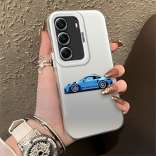 HONTINGA Tecno Camon 40 ile Uyumlu Kılıfı Silikon Kenar Sert Arka Düşüme Önleyici Basitlik Anti Düşme Kamera Korumali Bmw Desen Telefon Kılıfı Kadın ve Erkek Için Uygundur K1-0725