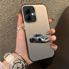 HONTINGA Tecno Spark Go 2 ile Uyumlu Kılıfı Silikon Kenar Sert Arka Düşüme Önleyici Basitlik Anti Düşme Kamera Korumali Mercedes Desen Telefon Kılıfı Kadın ve Erkek Için Uygundur K1-0716