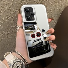 HONTINGA Redmi Note 12 Pro 5g ile Uyumlu Kılıfı Silikon Kenar Sert Arka Düşüme Önleyici Basitlik Anti Düşme Kamera Korumali Bmw Desen Telefon Kılıfı Kadın ve Erkek Için Uygundur K1-0717