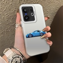 HONTINGA Vivo X200 Fe ile Uyumlu Kılıfı Silikon Kenar Sert Arka Düşüme Önleyici Basitlik Anti Düşme Kamera Korumali Bmw Desen Telefon Kılıfı Kadın ve Erkek Için Uygundur K1-0725