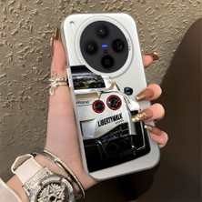 HONTINGA Vivo X300 ile Uyumlu Kılıfı Silikon Kenar Sert Arka Düşüme Önleyici Basitlik Anti Düşme Kamera Korumali Bmw Desen Telefon Kılıfı Kadın ve Erkek Için Uygundur K1-0717
