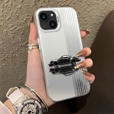 HONTINGA iPhone 13 Mini ile Uyumlu Kılıfı Silikon Kenar Sert Arka Düşüme Önleyici Basitlik Anti Düşme Kamera Korumali Spor Araba Desen Telefon Kılıfı Kadın ve Erkek Için Uygundur K1-0611