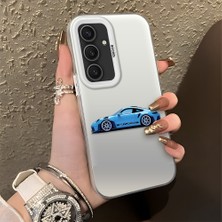 HONTINGA Samsung Galaxy S25 Plus ile Uyumlu Kılıfı Silikon Kenar Sert Arka Düşüme Önleyici Basitlik Anti Düşme Kamera Korumali Bmw Desen Telefon Kılıfı Kadın ve Erkek Için Uygundur K1-0725