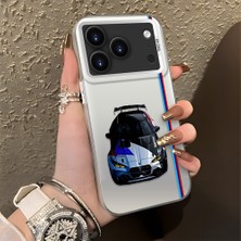 HONTINGA iPhone 17 Pro ile Uyumlu Kılıfı Silikon Kenar Sert Arka Düşüme Önleyici Basitlik Anti Düşme Kamera Korumali Bmw Desen Telefon Kılıfı Kadın ve Erkek Için Uygundur K1-0606