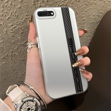HONTINGA iPhone 7 Plus ile Uyumlu Kılıfı Silikon Kenar Sert Arka Düşüme Önleyici Basitlik Anti Düşme Kamera Korumali Mercedes Desen Telefon Kılıfı Kadın ve Erkek Için Uygundur K1-0607