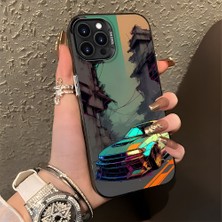 HONTINGA iPhone 13 Pro Max ile Uyumlu Kılıfı Silikon Kenar Sert Arka Düşüme Önleyici Basitlik Anti Düşme Kamera Korumali Spor Araba Desen Telefon Kılıfı Kadın ve Erkek Için Uygundur K1-0615