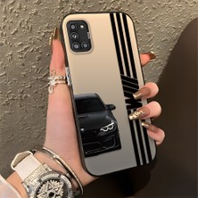 HONTINGA Samsung Galaxy A31 ile Uyumlu Kılıfı Silikon Kenar Sert Arka Düşüme Önleyici Basitlik Anti Düşme Kamera Korumali Bmw Desen Telefon Kılıfı Kadın ve Erkek Için Uygundur K1-0610