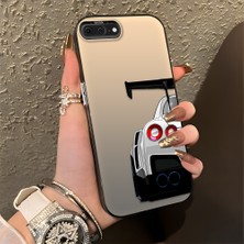 HONTINGA iPhone 8 Plus ile Uyumlu Kılıfı Silikon Kenar Sert Arka Düşüme Önleyici Basitlik Anti Düşme Kamera Korumali Bmw Desen Telefon Kılıfı Kadın ve Erkek Için Uygundur K1-0608