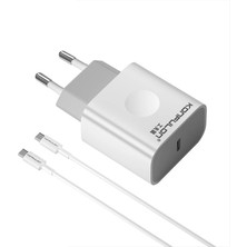 İlk El Grup C69D 20W + 1m 18W DC15 Type-C To Type-C Kablolu Pd Şarj Cihazı Tkç(Itd)